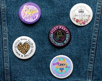 L&D Set of pin buttons