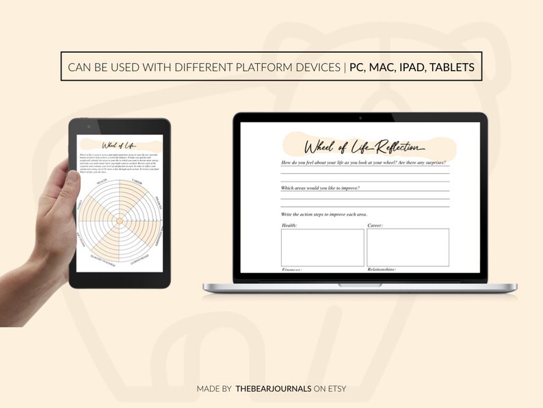 Wheel of Life Worksheet Template, Wheel of Life Printable Planner ...