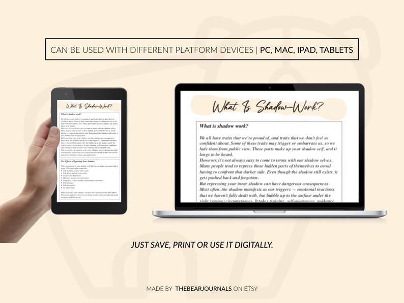 Shadow Work Journal, Shadow Work Workbook, Healing Journal, Shadow Work ...