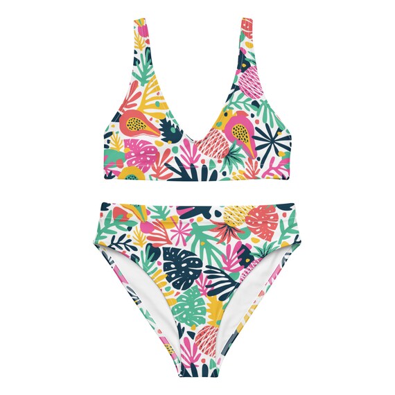 Exotic Bikini Tropical Bikini Tropical Fruit Bikini Etsy