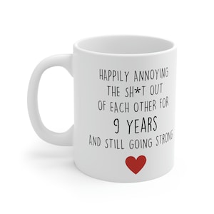 Anniversary For Him Her Willow Anniversary Gifts For Husband Wife 9 Year Wedding Mug Women Men Couple Pottery Cup Ninth Yr