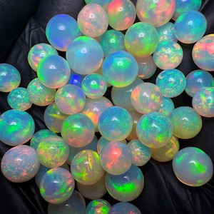 AAA Ethiopian Opal Beads: Natural Round Opal Balls, 5-7mm