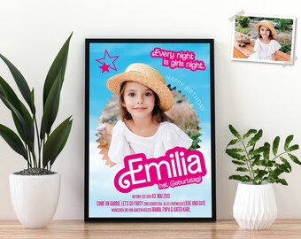 BARBIE Filmplakat | Geschenk | Geburtstag | Alles Gute | Happy Birthday | Poster | individuell | personalisiert