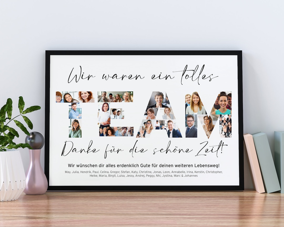 Collage Abschied Kollegen