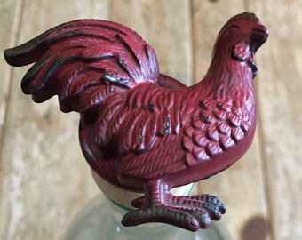 Tapón de botella de vino con forma de gallo / Tapón de vino con forma de gallo / Tapón de botella con forma de gallo / Tapón de botella / Regalos de vino / Regalo de cumpleaños / Inauguración de la casa
