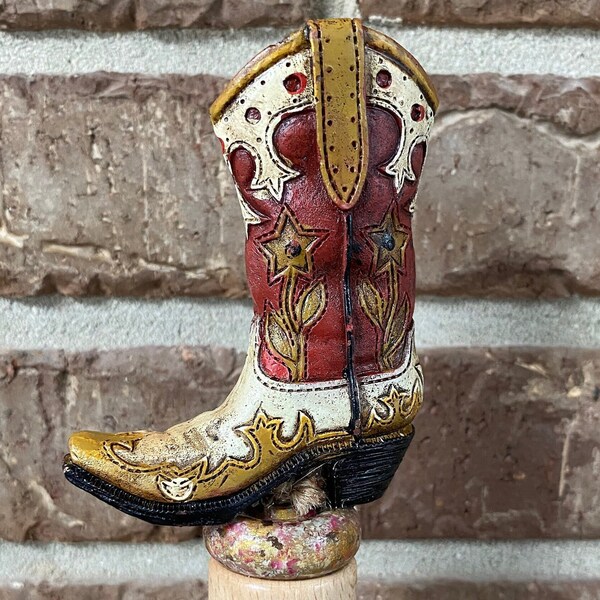 Cowboy Boot Stopper / Cowboy Boot Wine Stopper / Boot Bottle Stopper / Christmas Gift / Country Gifts / Stocking Stuffer / Cowgirl