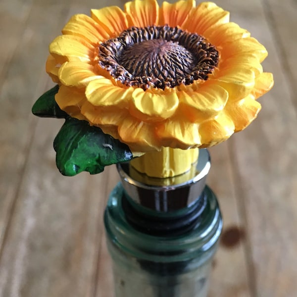 Flower Wine Stopper Etsy