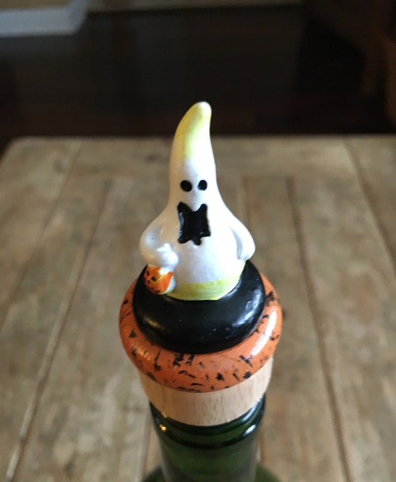 2 Pcs Tappo Per Vino Riutilizzabile Favore Della Festa Di Halloween