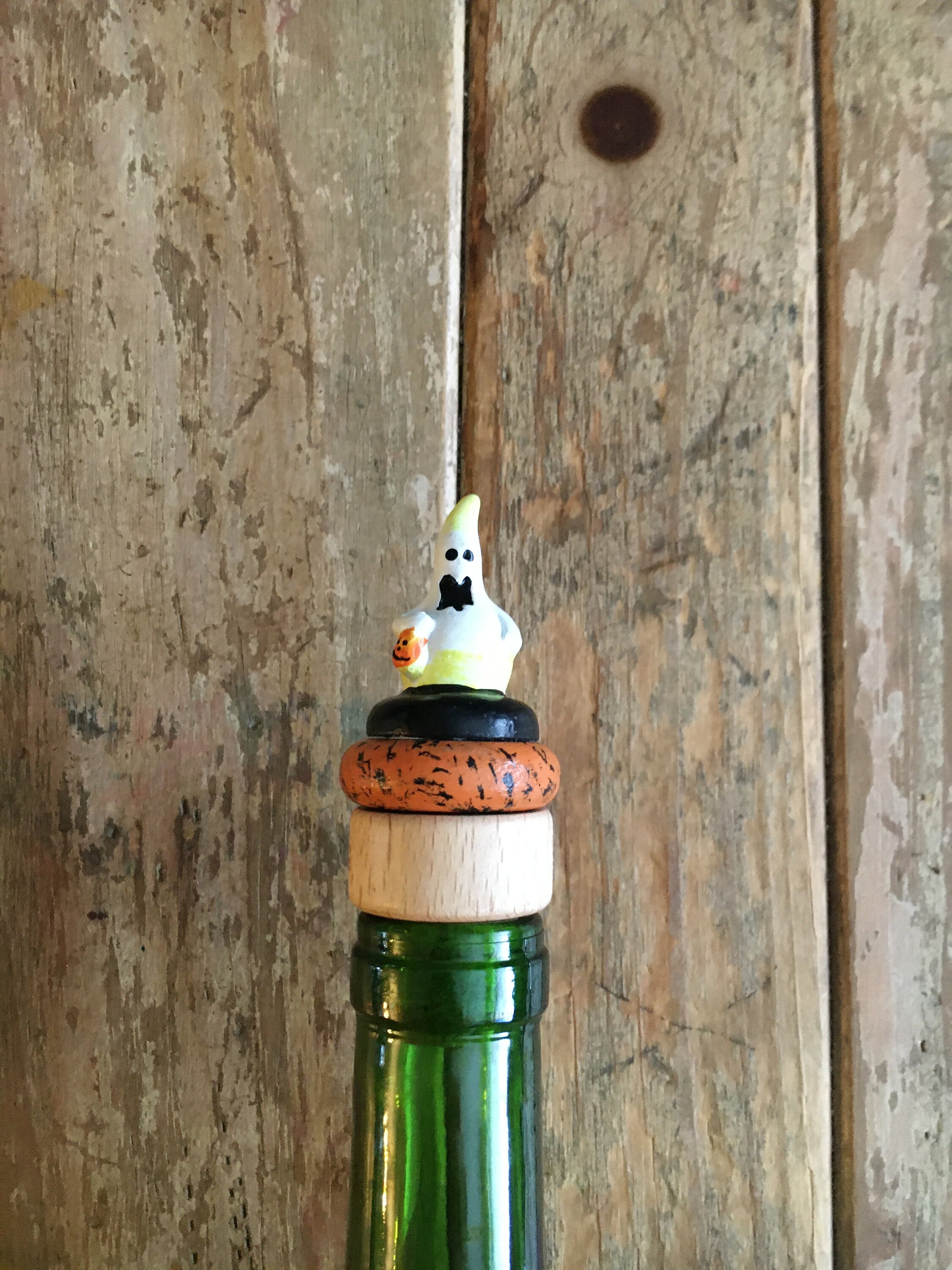 2 Pcs Tappo Per Vino Riutilizzabile Favore Della Festa Di Halloween