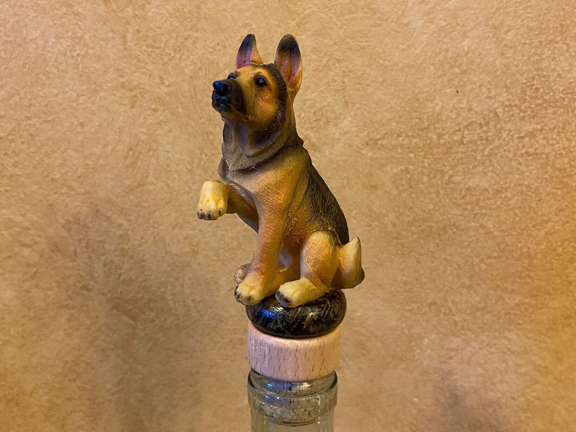 German Shepherd Wine Stopper German Shepherd Stopper Dog