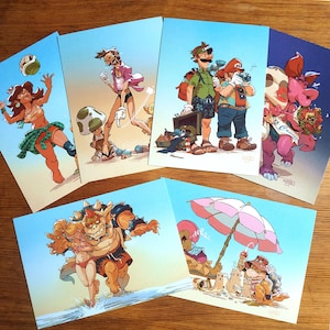 Estate Mario Bros. Cartoline Stampe