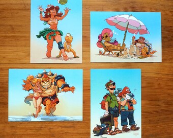 Carte Mario Bros Etsy