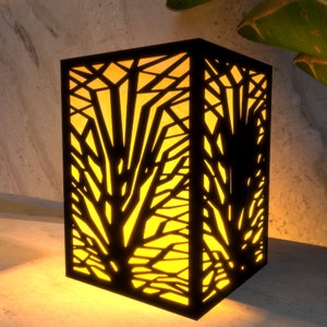 Halloween Laser Cut Candle Holder: Pumpkin Design (Digital Download)