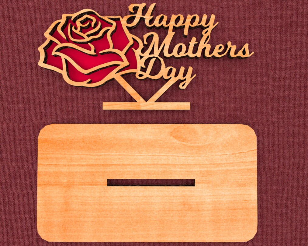 Laser Cut File for Mothers Day mothers Day Gifts From - Etsy