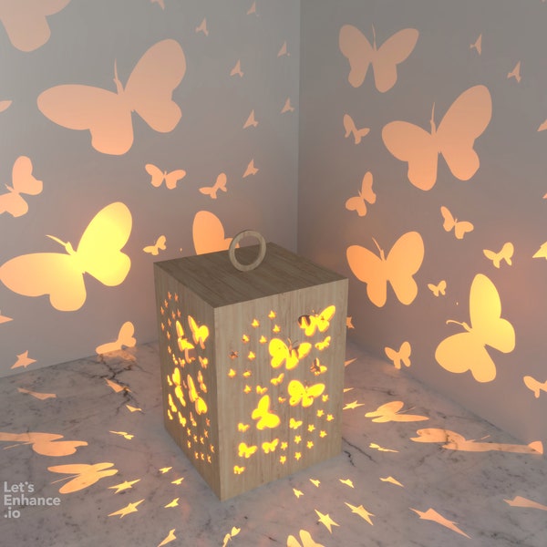 Candle Holder Laser Cut Tree Table Candle Holder SVG Digital Download SVG Dxf Pdf Cdr Ai & Butterfly candle | Angel lamp