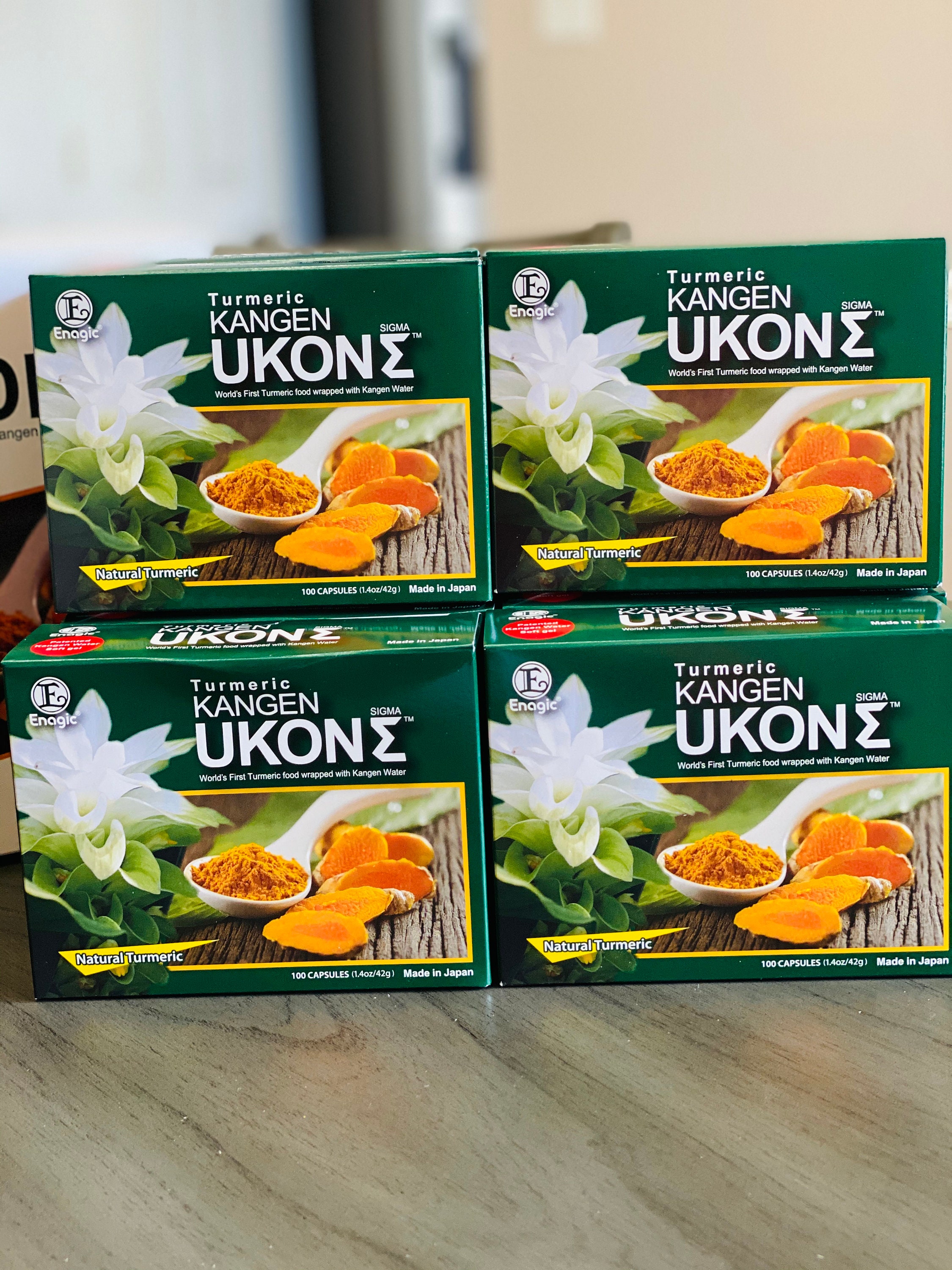 Enagic Kangen Ukon Turmeric 100 Organic Multivitamin Capsule Etsy