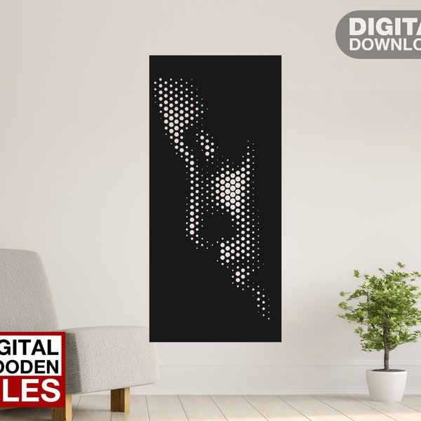 Halftone Wall Decal Etsy