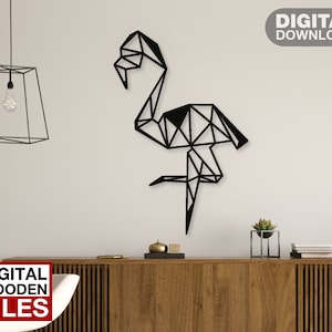 Polygonale Pelikan Laser geschnitten svg dxf Wandaufkleber Gravur Aufkleber Silhouette Vorlage cnc Zuschnitt Fräser digitaler Vektor instand download