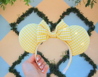 Yellow Gingham Ears