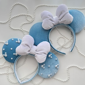 Cinderella Inspired Velvet pearl Ears