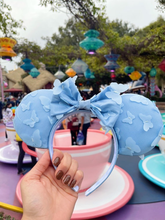 Blue Butterfly Fantasy Disney Ears - Etsy display picture 3