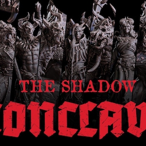 The Shadow Conclave - Archdevils, Demons, Eldritch Dragon, Sentinels, Tiefling - Wargaming RPG Miniature Skirmish Games FoG Flesh of Gods