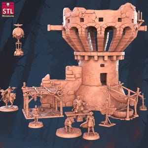 Woman Falcon set | Medieval Captain, boy, hawk, wolf, monk, tower | Resin Model for Wargaming, RPG, Mork Borg, D&D, Grimdark, Dark Fantasy