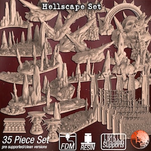 Hellscape Terrain - Wargaming RPG Miniature Skirmish Games
