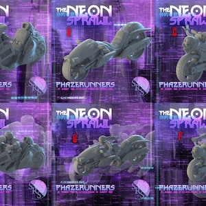 Neon Sprawl - Cyberpunk denizens Shadowrun, Gamma World, Cy-Borg, BattleTech, Spelljammer, Infinity - Wargaming RPG Miniature Skirmish Games