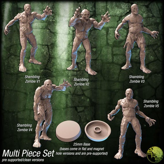 Crypt of Necronius | Undead Dinosaur Miniature Set | Multi-piece