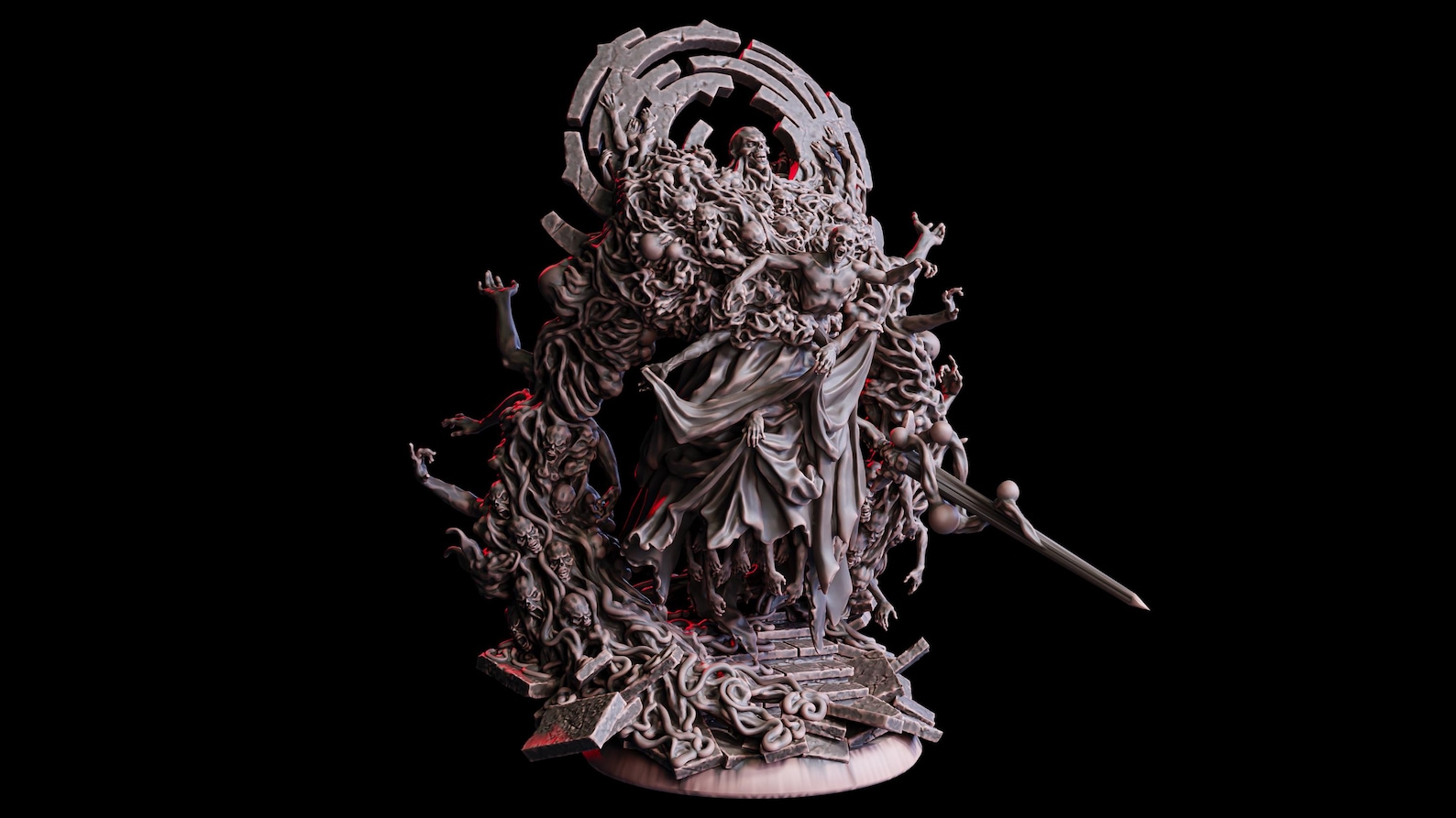 Amalgamation | 100mm Gargantuan Undead Miniature | Resin Model for ...