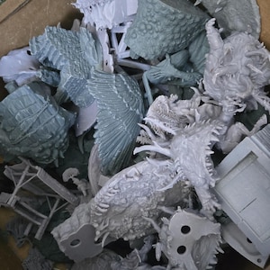 1LB Mystery Kitbashing fantasy package ***LIMITED***  various miscast / broken / damaged bits terrain, scenery, miniatures Wargaming RPG