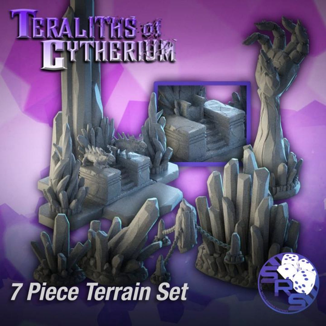 Crystal Terrain - Floating, Throne, Personalize With a Color of Your ...