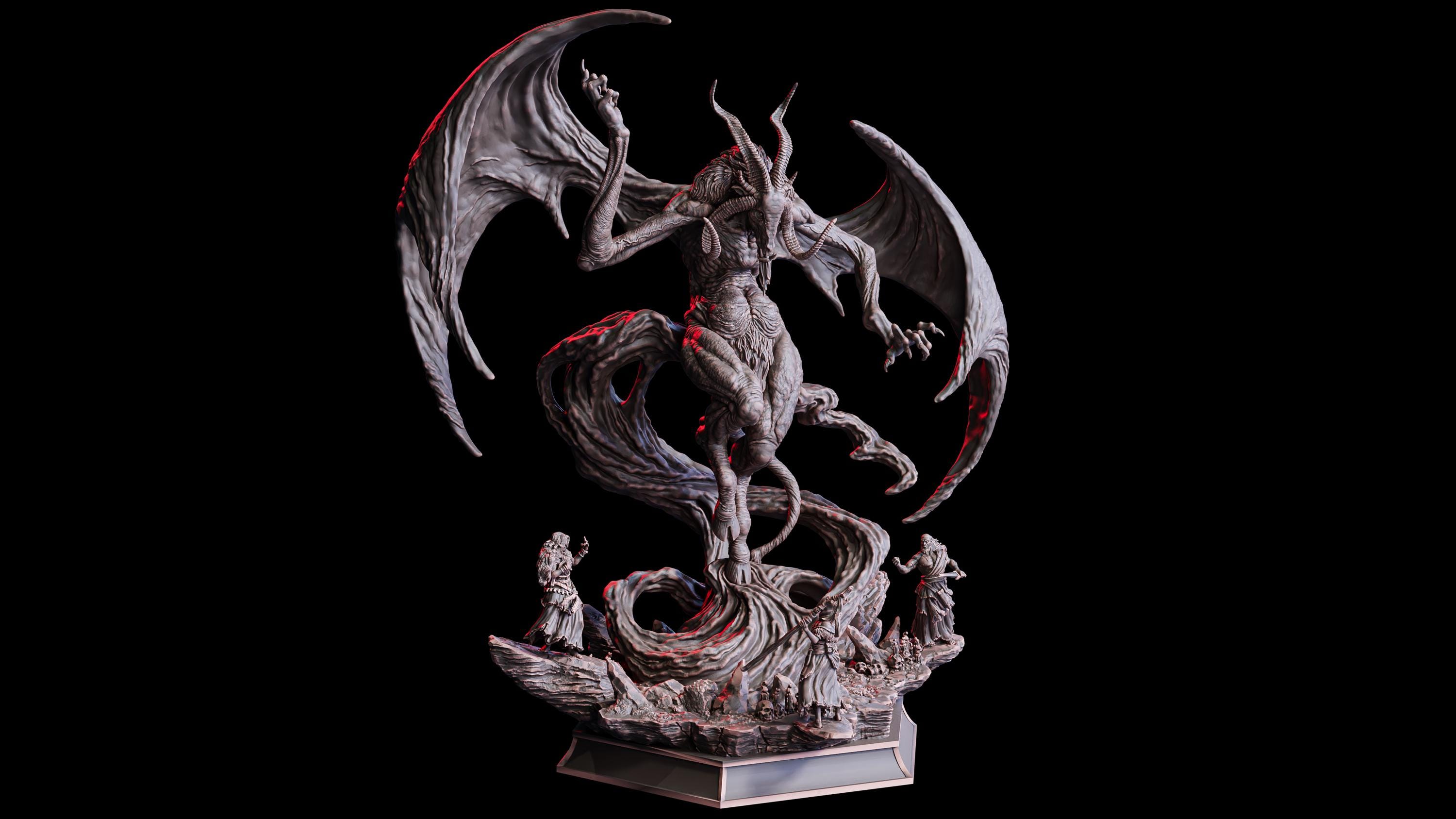 Azroth - 3 Different Stages | 125mm Gargantuan Demon Miniature