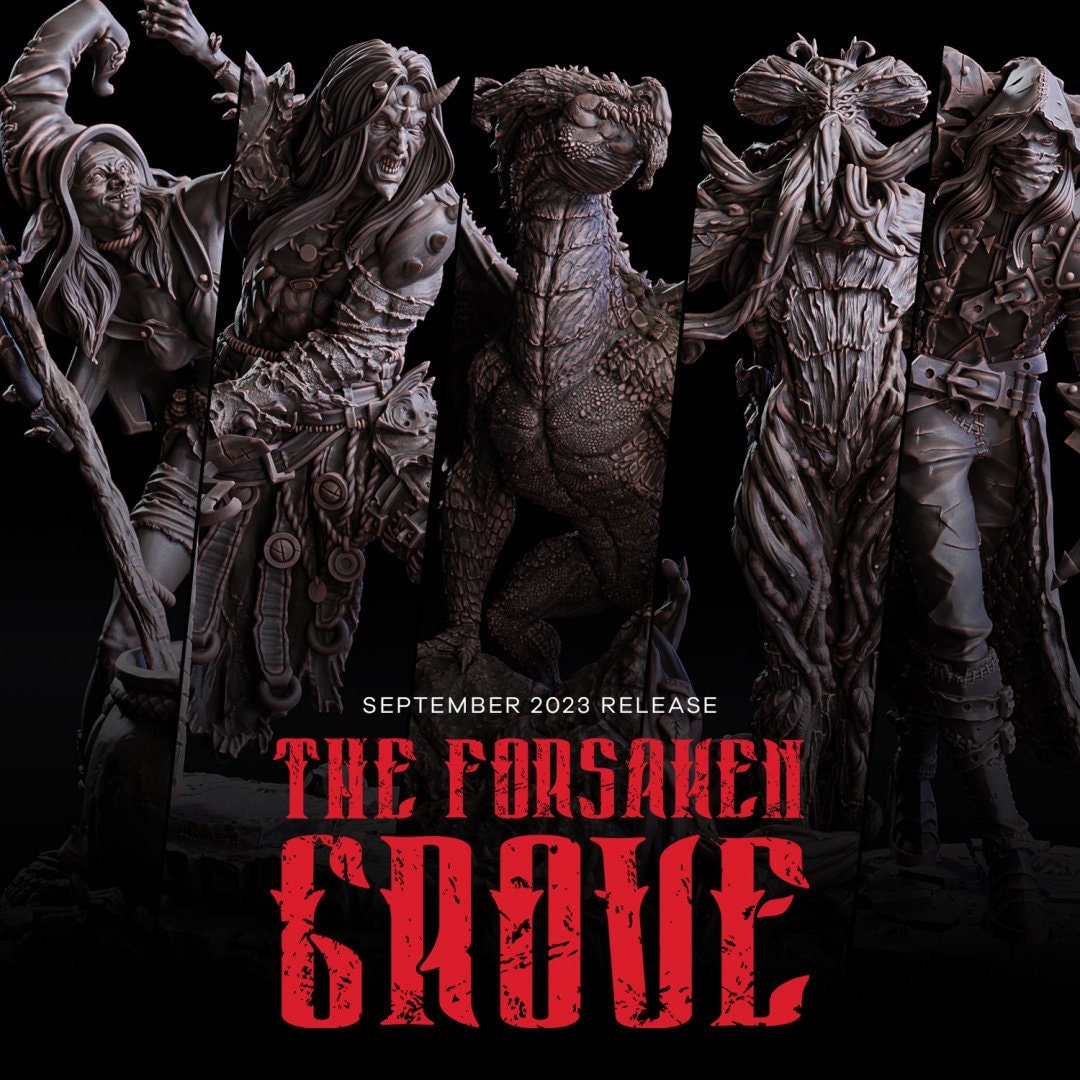 The Forsaken Grove - Dragon, Oracle, Knights, Hag, Owlbear, Thorn Queen ...