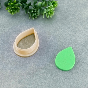 Teardrop Clay Cutter, Earring Polymer Clay Cutter, Jewellery Cutter, Drop Shape Cutter