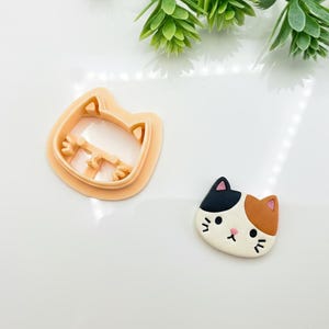 Coupeur de pâte polymère Cat, outil tranchant en résine bio pour la fabrication de bijoux