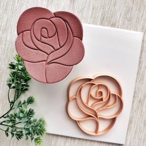 Rose Trinket Dish Cutter, Ring Dish Clay Cutter, Trinket Dish Clay Cutter for Polymer Clay