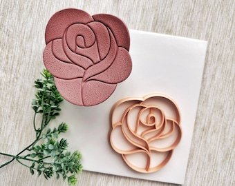 Rose Trinket Dish Cutter, Ring Dish Clay Cutter, Trinket Dish Clay Cutter for Polymer Clay