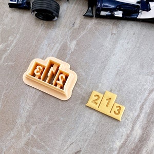 Racing Podium Clay Cutter, Polymer Clay Cutter for Earrings, Racing Cutters for Clay