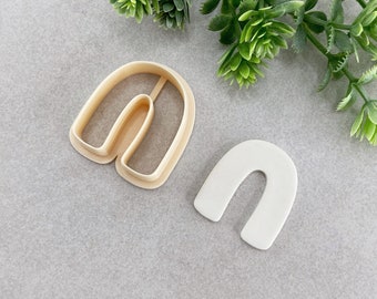 Organic Arch Clay Cutter, Earring Polymer Clay Cutter, Jewellery Cutter, Rainbow Arch Shape Cutter