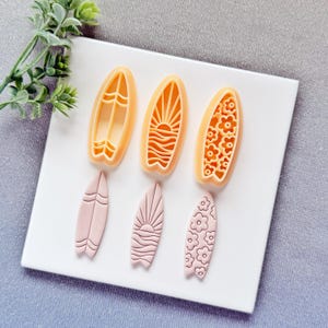 Surfbrett Polymer Clay Cutter, Küstenstrand Schmuck Werkzeug, Surfkultur Kollektion