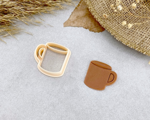 Coffee Cup Clay Cutter, Food Clay Cutter, Polymer Clay Cutters, Earrin –  Olive the Stuff