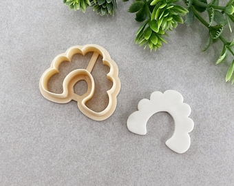Scalloped U Shape Gothic Arch Clay Cutter, Earring Polymer Clay Cutter, Jewellery Cutter, Rainbow Arch Shape Cutter