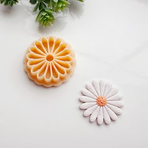 Daisy Clay Cutter, Floral Polymer Clay Cutter, Spring Flower Cutter for Jewelry Making
