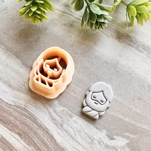 Jesus Clay Cutter – Easter Polymer Clay Cutter for Stud & Dangle Earrings