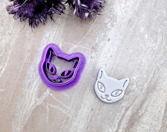 Halloween Katze Clay Cutter, gruseliges Polymer Clay Schmuck Werkzeug