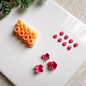Petal Micro Cluster #1 Spring Clay Cutter, Polymer Clay Cutter for Spring, Floral Cutters for Clay