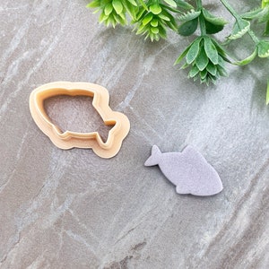 Fisch Clay Cutter, Tier Polymer Clay Cutter, Cookie & Fondant Cutter, Umriss Fisch Cutter für Ton, einzeln oder gespiegelt