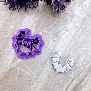 Embossing Bat Clay Cutter, Halloween Clay Cutter, Halloween Spooky Bat Cutter for Halloween, Fall Clay Cutters